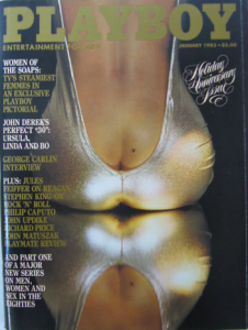 Playboy cover, Jan. 1982