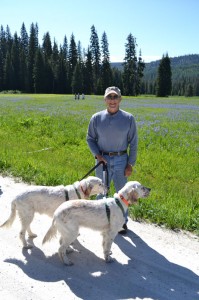 Phil, Sage, and Sky in Idaho