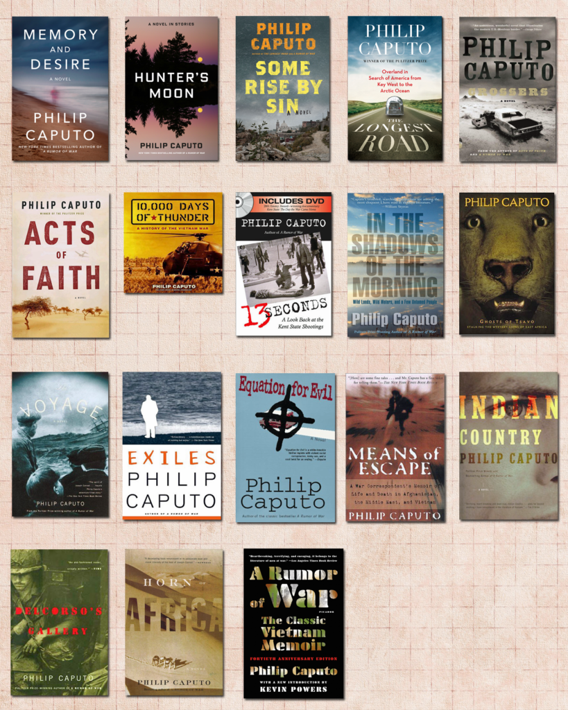 Philip Caputo’s 18 books